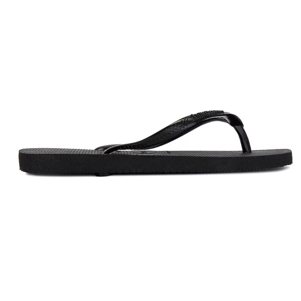 HAVAIANAS SQUARE TOE FLIP FLOP SANDAL - BLACK | SIZE 9 | BEST SELLER | NEW - Picture 6 of 9